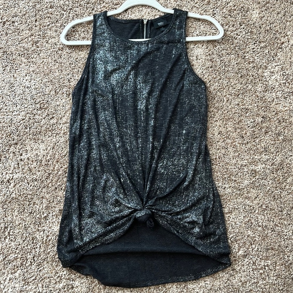 Mossimo Sparkle Tank with Zipper Back